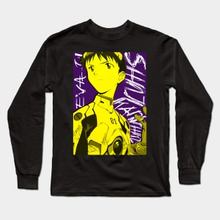 Shinji Ikari Long Sleeve T-Shirt